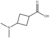 cyclobutanecarboxylic acid, 3-(dimethylamino)- Struktur