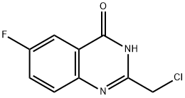 2-(chloromethyl)-6-fluoroquinazolin-4(3H)-one Struktur