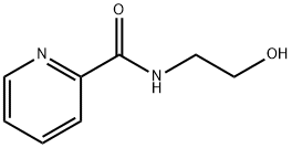 N-(2-Hydroxyethyl)-2-pyridinecarboxamide Struktur