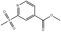 Methyl 2-(methylsulfonyl)isonicotinate Struktur