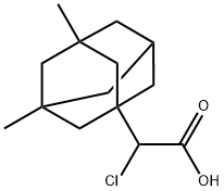 ALPHA-CHLORO-3,5-DIMETHYL-1-ADAMANTANEACETIC ACID Structure