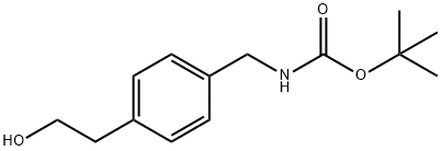 tert-Butyl 4-(2-hydroxyethyl)benzylcarbamate Structure