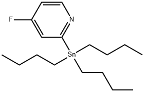 4-Fluoro-2-(tributylstannyl)pyridine Struktur