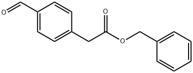 Benzyl 2-(4-formylphenyl)acetate Struktur