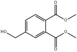 dimethyl 4-(hydroxymethyl)benzene-1,2-dioate Struktur