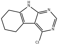 4-Chloro-6,7,8,9-Tetrahydro-5H-Pyrimido[4,5-B]Indole Struktur