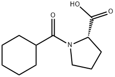 1-(Cyclohexylcarbonyl)-L-proline Struktur