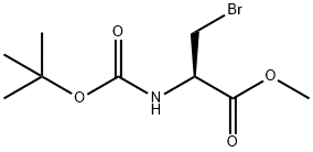 3-Bromo-N-Boc-L-alanine methyl ester Struktur