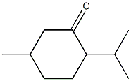 Menthone Struktur