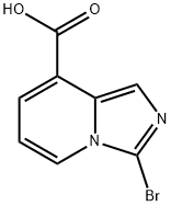 3-bromoimidazo[1,5-a]pyridine-8-carboxylic acid Struktur