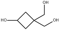 (3-Hydroxycyclobutane-1,1-diyl)dimethanol Struktur