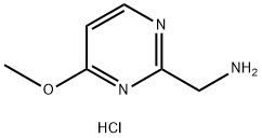 (4-methoxypyrimidin-2-yl)methanamine dihydrochloride Struktur