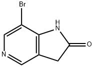 7-bromo-1h,2h,3h-pyrrolo[3,2-c]pyridin-2-one Struktur