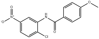 N-(2-chloro-5-nitrophenyl)-4-methoxybenzamide Struktur