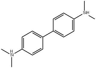 4,4'-Bis-Dimethylsilyl-Biphenyl Struktur