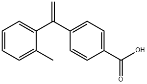 4-(1-(o-Tolyl)vinyl)benzoic acid Struktur