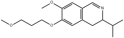 (S)-3-isopropyl-7-methoxy-6-(3-methoxypropoxy)-3,4-dihydroisoquinoline Struktur