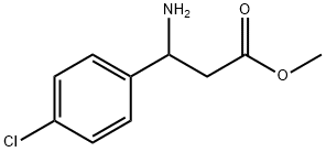 METHYL 3-AMINO-3-(4-CHLOROPHENYL)PROPANOATE Struktur