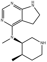 6,7-Dihydro-N-methyl-N-[(3R,4R)-4-methyl-3-piperidinyl]-5H-pyrrolo[2,3-d]pyrimidin-4-amine