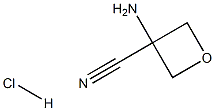 3-aminooxetane-3-carbonitrile hydrochloride Struktur