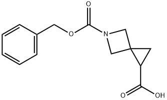 5-(benzyloxycarbonyl)-5-azaspiro[2.3]hexane-1-carboxylic acid Struktur