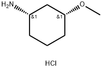 (1S,3R)-3-Methoxy-cyclohexylamine hydrochloride Struktur