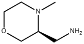 (S)-C-(4-Methyl-morpholin-3-yl)-methylamine Struktur