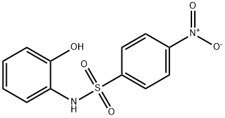 N-(2-hydroxyphenyl)-4-nitrobenzenesulfonamide Struktur