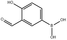 3-Formyl-4-hydroxyphenylboronic acid Struktur