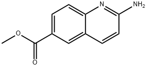 methyl 2-aminoquinoline-6-carboxylate Struktur