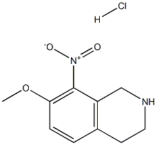 7-methoxy-8-nitro-1,2,3,4-tetrahydroisoquinoline hydrochloride|7-甲氧基-8-硝基-1,2,3,4-四氫異喹啉鹽酸鹽