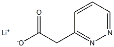 2-(pyridazin-3-yl)acetic acid lithium salt Struktur