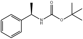 Carbamic acid, [(1R)-1-phenylethyl]-, 1,1-dimethylethyl ester
 Struktur