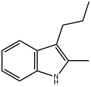 2-METHYL-3-PROPYLINDOLE Struktur