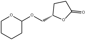 (5S)-5-(((Tetrahydro-2H-Pyran-2-Yl)Oxy)Methyl)Dihydrofuran-2(3H)-One Struktur