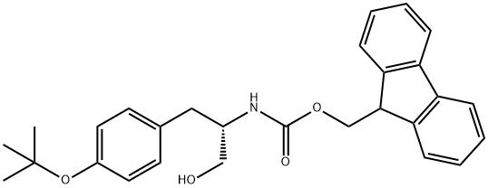 Fmoc-O-tert-butyl-L-tyrosinol Struktur