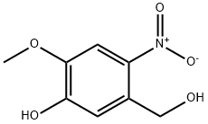 5-Hydroxymethyl-2-methoxy-4-nitro-phenol Struktur