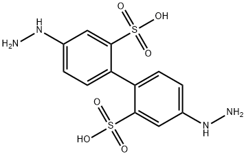 4,4'-DIHYDRAZINO-2,2'-BIPHENYLDISULFONIC ACID Struktur