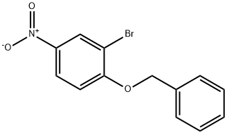 1-(benzyloxy)-2-bromo-4-nitrobenzene Struktur