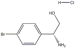 (2R)-2-AMINO-2-(4-BROMOPHENYL)ETHAN-1-OL HCl Struktur