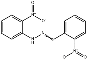 (1E)-1-(2-nitrobenzylidene)-2-(2-nitrophenyl)hydrazine Struktur