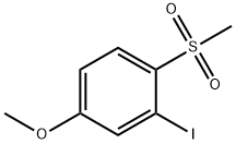 2-Iodo-1-methanesulfonyl-4-methoxy-benzene Structure