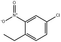 4-chloro-1-ethyl-2-nitrobenzene Struktur