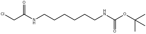 tert-butyl (6-(2-chloroacetamido)hexyl)carbamate Struktur