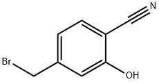 4-(bromomethyl)-2-hydroxybenzonitrile Struktur