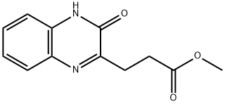 2-Quinoxalinepropanoic acid, 3,4-dihydro-3-oxo-, methyl ester Struktur