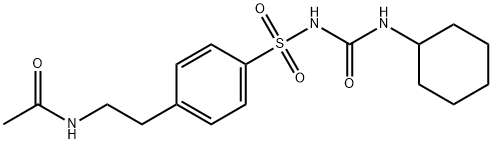 N-(4-(N-(cyclohexylcarbamoyl)sulfamoyl)phenethyl)acetamide(WXG01429) Struktur