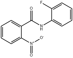 N-(2-fluorophenyl)-2-nitrobenzamide Struktur