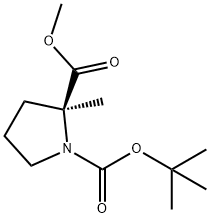 1,2-Pyrrolidinedicarboxylic acid, 2-methyl-, 1-(1,1-dimethylethyl) 2-methyl ester, (2S)-