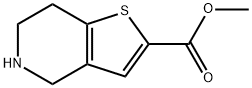 Methyl 4,5,6,7-tetrahydrothieno[3,2-c]pyridine-2-carboxylate Struktur